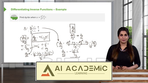 مشتق‌گیری از توابع معکوس