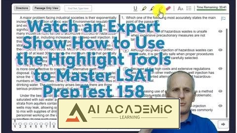 تسلط به آزمون LSAT PrepTest 158