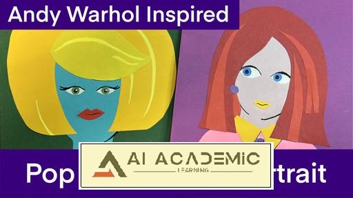 هنرمندان الهام‌بخش: پرتره‌های کلاژ پاپ آرت الهام‌گرفته از Andy Warhol