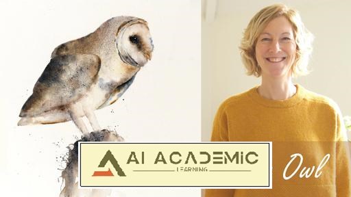 جغد انبار شاخه‌نشین - مسترکلاس آبرنگ آزاد با جین دیویس