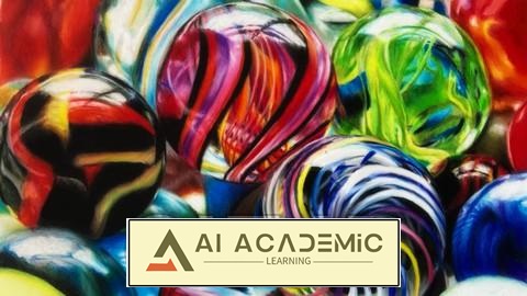 نقاشی تیله‌ها با مداد رنگی روی کاغذ نقشه کشی