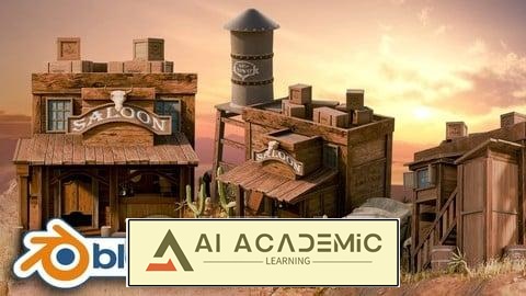 تسلط به بلندر سه‌بعدی با محیط‌های غرب وحشی