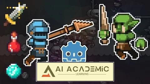 تسلط به Godot 4: ساخت بازی Survivors Roguelite با GDScript