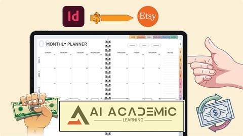 تسلط به ساخت پلنر دیجیتال در ایندیزاین و فروش در Etsy!