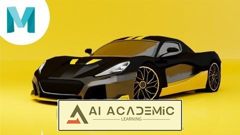 تسلط به مدل‌سازی خودرو سه‌بعدی برای مبتدیان در مایا