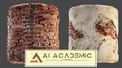 تسلط به متریال آجر در Substance Designer