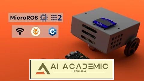 آموزش عملی ربات کنترل‌شونده با WiFi به کمک MicroROS و ESP32 در بستر ROS2