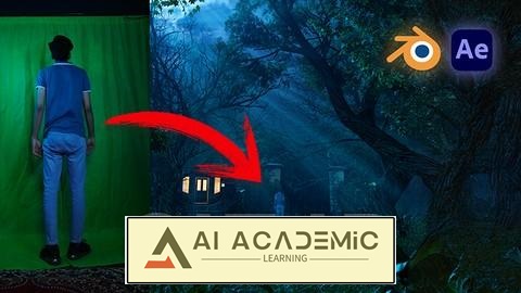 تسلط به محیط‌های سه‌بعدی واقع‌گرایانه در بلندر و پرده سبز