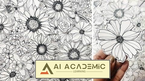 ایجاد گل‌های نامرتب با روش Doodle - طراحی، برش و ساخت کاردستی!