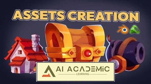 ساخت دارایی‌های بازی - مدل‌سازی و Texture Painting در بلندر