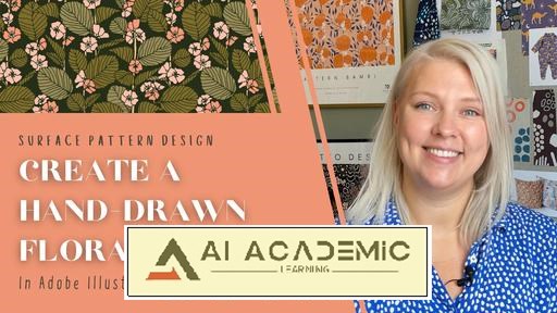 الگوهای تکرارشونده در Adobe Illustrator: ساخت یک الگوی گل دست‌کشیده با این متد شهودی