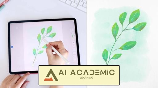 یادگیری نقاشی آبرنگ دیجیتال در Adobe Fresco