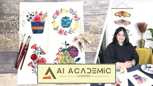 تبدیل الهامات به تصویرسازی با تخیل - 4 پروژه آبرنگ
