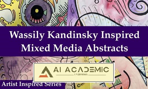 الهام گرفته از هنرمند - تکنیک‌های هنر انتزاعی میکس‌مدیای Wassily Kandinsky