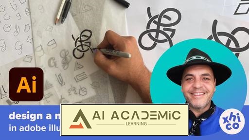 طراحی یک مونوگرام مدرن در Adobe Illustrator - طراحی لوگو برای مبتدیان