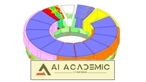 طراحی موتور PM YASA BLDC با استفاده از ANSYS MAXWELL 3D (FEM/FEA)