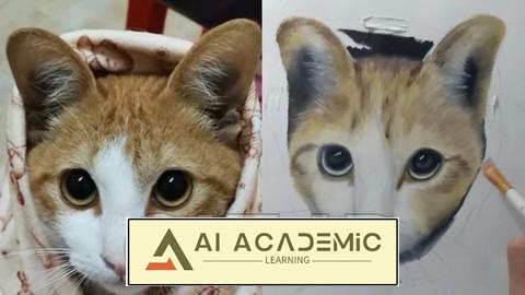 نقاشی یک گربه