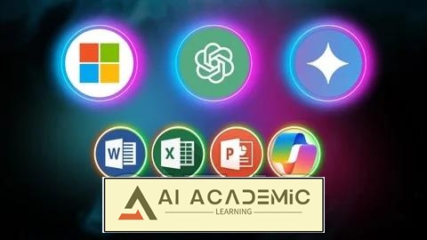 دوره حرفه‌ای MS Office با هوش مصنوعی - ChatGPT ،Gemini و Copilot
