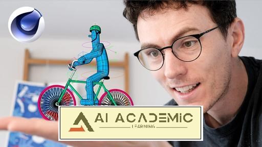 اصول انیمیشن: ریگ کردن یک کاراکتر دوچرخه‌سوار در Cinema 4D
