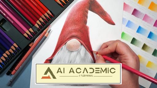 چگونه یک کوتوله را برای جشنواره‌ نقاشی کنیم؟: نقاشی کریسمس با مدادهای رنگی