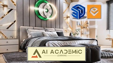 رندرینگ واقع‌گرایانه اتاق خواب با Enscape 4.2