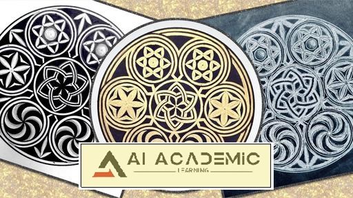 رسم یک راندل هندسی از یک نقش سنگی در ترکیه