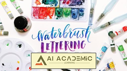 الزامات حروف نگاری با واتر براش