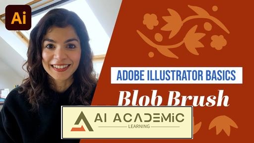 مبانی Adobe Illustrator: ایجاد پوستر با ابزار Blob Brush
