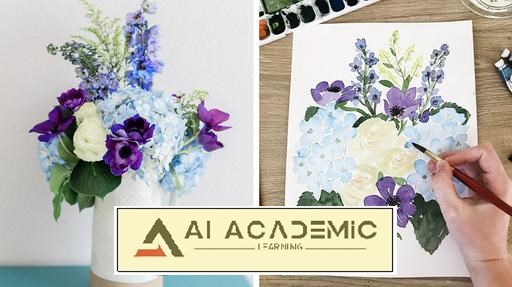 از دسته‌گل تا نقاشی: گل‌آرایی و نقاشی برای هنرمندان