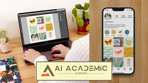 طراحی گرید اینستاگرام با نرم‌افزار Adobe InDesign
