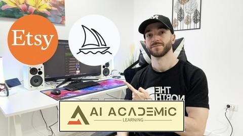 فروش آثار هنری هوش مصنوعی با Midjourney در Etsy - راهنمای کامل 2024