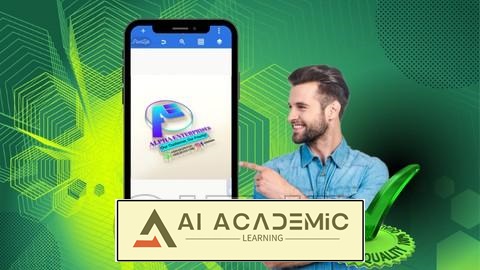 طراحی موکاپ و لوگوی سه بعدی با گوشی هوشمند