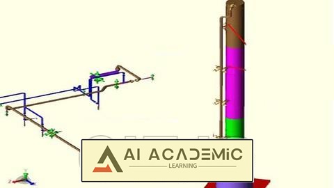 تحلیل تنش سیستم پایپینگ برج و ستون عمودی