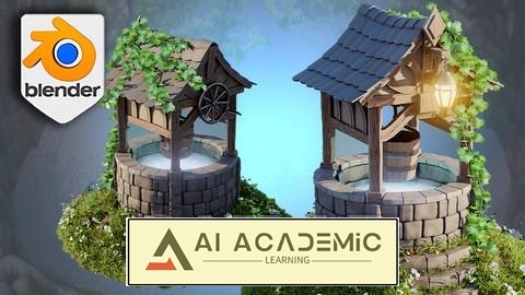 محیط‌های استایل دهی شده سه‌بعدی با Geometry Nodes در بلندر 4