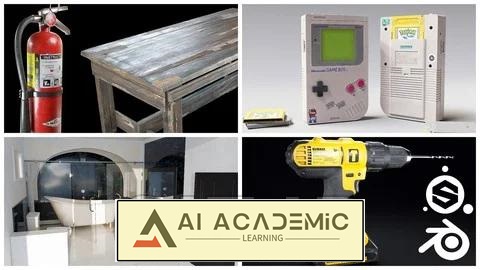 مجموعه تسلط به Substance Painter و بلندر - 4 دوره در 1