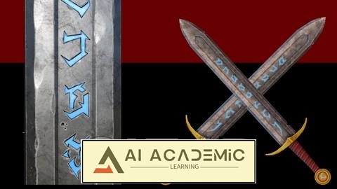 آموزش Substance Painter - شمشیر رون