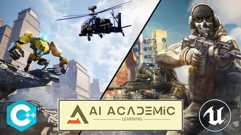 آنریل انجین با ++C - ایجاد ربات هلیکوپتر و شوتر هوش مصنوعی