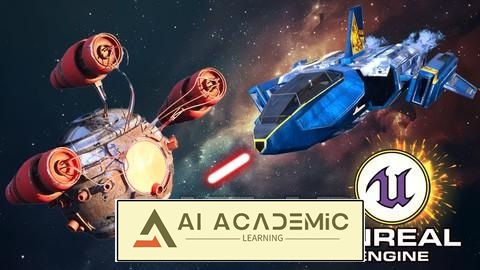 بلوپرینت های Unreal Engine 5: آموزش گام به گام بازی Space Shooter