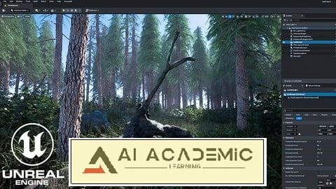 مسترکلاس طراحی محیط در Unreal Engine 5 - طراحی لنداسکیپ با PCG