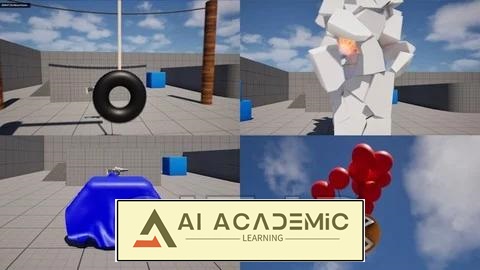 دوره Unreal Engine 5 برای بازی‌ها: فیزیک