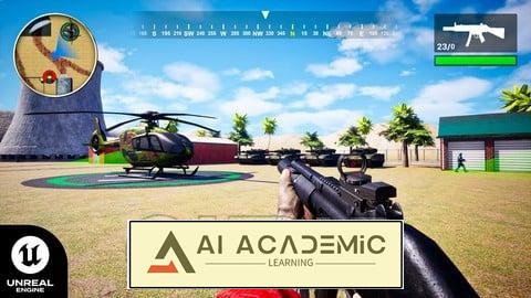 توسعه بازی FPS تاکتیکی با آنریل انجین 5 برای کامپیوتر و موبایل