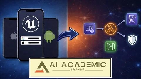 سیستم لاگین Unreal Engine: ورود با Google و Apple همراه با AWS
