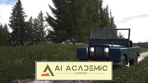 استفاده از بلندر و Substance Painter برای ایجاد خودروی کلاسیک