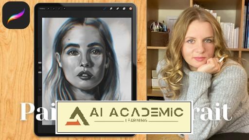 نقاشی دیجیتال با رنگ‌روغن: ایجاد پرتره‌های بیانی و نقاشی‌گونه در Procreate