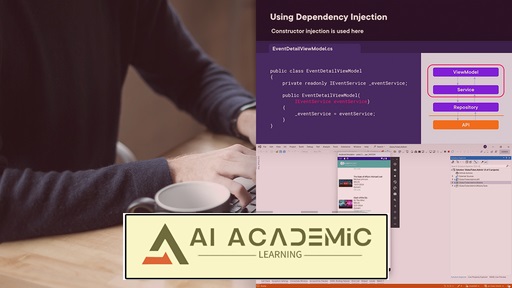 ساخت اپلیکیشن‌های NET MAUI. با MVVM