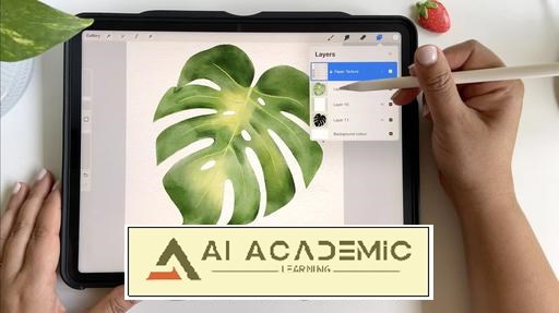 جادوی Procreate - حذف پس‌زمینه کاغذی از آبرنگ‌های دیجیتال
