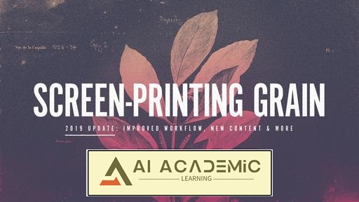 افکت Screen-Printing Grain در Adobe Photoshop