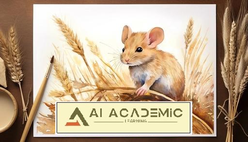 آبرنگ خیال‌انگیز - به تصویر کشیدن جذابیت موش صحرایی به صورت گام‌به‌گام