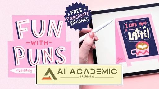 تفریح با جناس‌ها: تسلط به حروف‌نگاری در Procreate - نسخه لاته