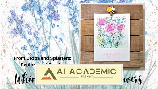 گل‌های آبرنگی خیال‌انگیز از قطره‌ها و پاشش‌ها - بررسی و خلق